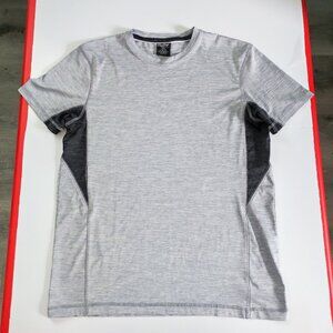 Rawlings short sleeve athletic T-shirt grey black men's size S